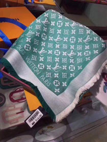2020 louis vuitton top quality silk scarf L568 green&white