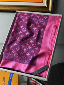 2020 louis vuitton top quality silk scarf L568 purple