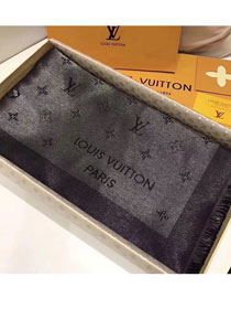 2018 louis vuitton top quality scarf L121 black