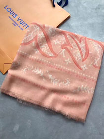 2018 louis vuitton top quality scarf L128 pink