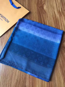 2018 louis vuitton top quality scarf L129 blue