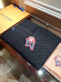 2018 louis vuitton top quality scarf L138 black