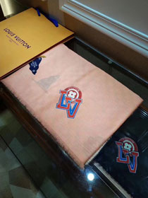 2018 louis vuitton top quality scarf L138 pink