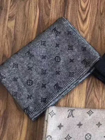 2018 louis vuitton top quality scarf L140 gray