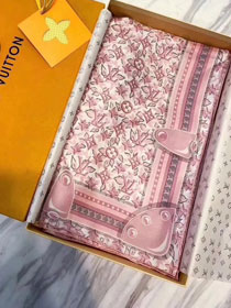 2018 louis vuitton top quality scarf L141 pink
