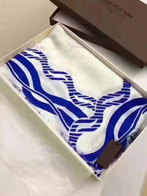 2018 louis vuitton top quality scarf L142 blue