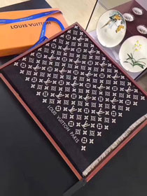 2018 louis vuitton top quality scarf L148 black