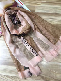2018 louis vuitton top quality scarf L150 coffee