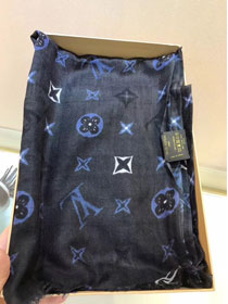 2018 louis vuitton top quality scarf L162 black