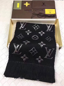 2018 louis vuitton top quality scarf L164 black