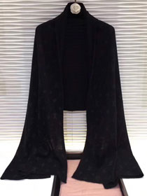 2018 louis vuitton top quality scarf L166 black