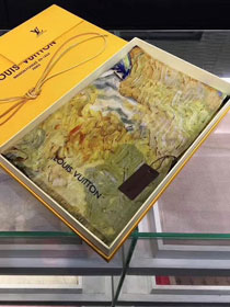 2018 louis vuitton top quality scarf L166 yellow