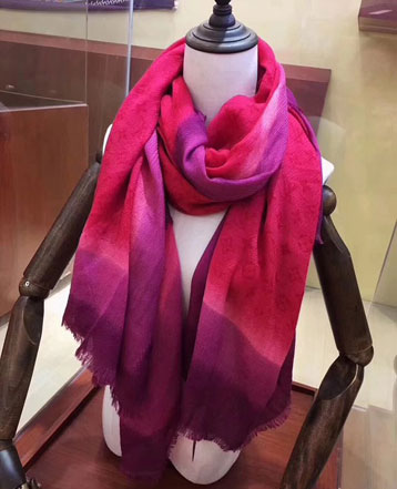2018 louis vuitton top quality scarf L167 rose red