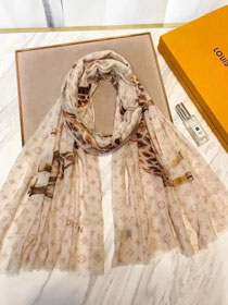 2018 louis vuitton top quality scarf L167 white
