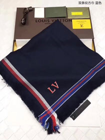 2018 louis vuitton top quality scarf L169 dark blue
