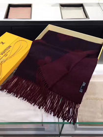 2018 louis vuitton top quality scarf L176 burgundy