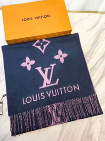 2018 louis vuitton top quality scarf L176 dark blue