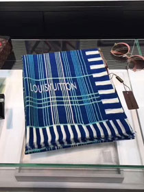 2018 louis vuitton top quality scarf L177 blue