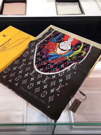 2018 louis vuitton top quality scarf L178 coffee