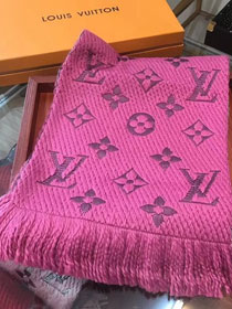 2018 louis vuitton top quality scarf L178 peach red