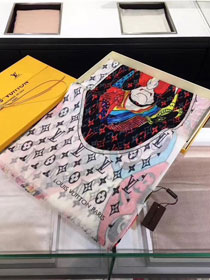 2018 louis vuitton top quality scarf L178 white