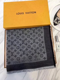 2018 louis vuitton top quality scarf L180 black