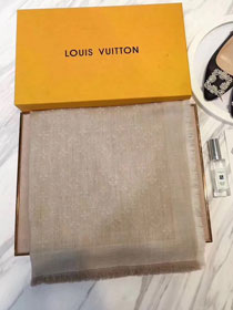 2018 louis vuitton top quality scarf L180 light coffee