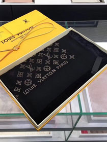 2018 louis vuitton top quality scarf L185 black