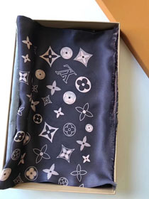 2018 louis vuitton top quality scarf L187 black&pink
