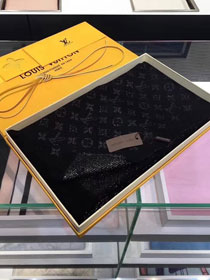 2018 louis vuitton top quality scarf L191 black&silver