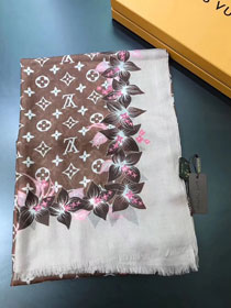 2018 louis vuitton top quality scarf L194 coffee