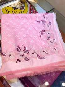 2018 louis vuitton top quality scarf L195 pink