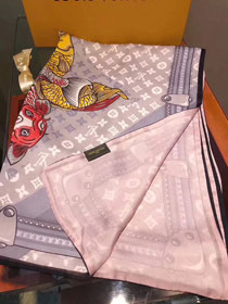 2018 louis vuitton top quality scarf L198 pink