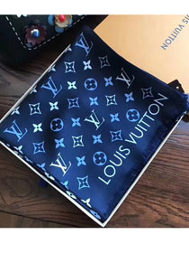 2018 louis vuitton top quality scarf L200 navy blue