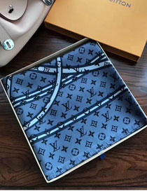 2018 louis vuitton top quality scarf L202 blue