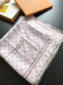 2018 louis vuitton top quality scarf L204 pink