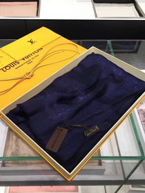 2018 louis vuitton top quality scarf L209 navy blue