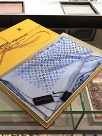 2018 louis vuitton top quality scarf L210 blue