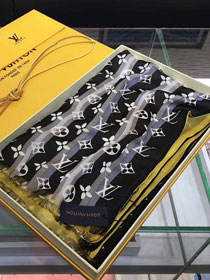 2018 louis vuitton top quality scarf L214 black