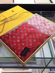 2018 louis vuitton top quality scarf L218 red