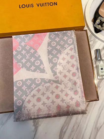 2018 louis vuitton top quality scarf L220 pink