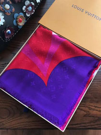 2018 louis vuitton top quality scarf L221 red