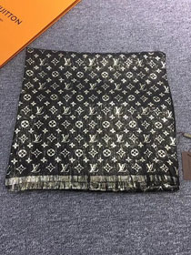 2018 louis vuitton top quality scarf L222 black