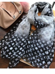 2018 louis vuitton top quality scarf L223 black