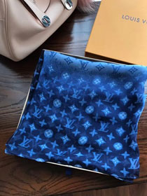 2018 louis vuitton top quality scarf L223 blue