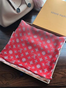 2018 louis vuitton top quality scarf L223 red