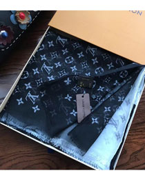 2018 louis vuitton top quality scarf L224 black white