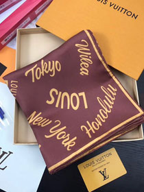 2018 louis vuitton top quality scarf L233 coffee
