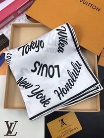 2018 louis vuitton top quality scarf L233 white