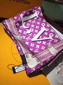 2018 louis vuitton top quality scarf L237 purple